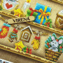 А3Н_583 Virena Заготовка для вишивки бісером - Семплер різдвяний 27х36,5 см (схема на габардині)