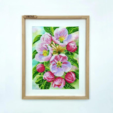 А3Н_586 Virena Заготовка для вишивки бісером - Яблуневий цвіт 36,5x27 см (габардин) А3Н_586 Virena Заготовка для вишивки бісером - Яблуневий цвіт 36,5x27 см (габардин)