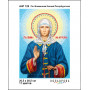 А4Р 128 Ікона Св. Блаженна Ксенія Петербургська. Кольорова. Схема на тканині для вишивання бісером