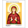 А4Р 171 Ікона Свята Преподобна Кіра. Кольорова. Схема на тканині для вишивання бісером