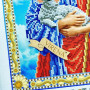 А4Р 679 Virena Заготовка для вишивки бісером - Ісус з ягням в золоті, 19x23,5 см (схема на габардині)