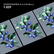 А5 Т-029 Кольорова Термоналіпка для вишивки бісером або нитками 14х18 см