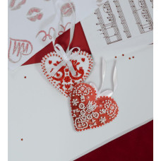 ABT-054 Абрис Арт Набір для вишивки бісером - Іграшка Оберіг кохання 15x7 см (художній холст)