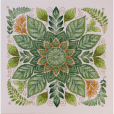 AH-301 Абрис Арт Набір для вишивки рахунковим хрестиком - Танець листя 30x30 см, Aida 14 ct (АН-301)