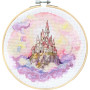 AH-323 Абрис Арт Набір для вишивки рахунковим хрестиком - Повітряне королівство 18x18 см, Aida 14 ct (АН-323)