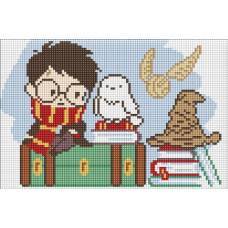 AMC20510 Ideyka Алмазна мозаїка - Harry Potter: Подорож Гаррі, 30x20 см (круглі, без підрамника AMC20510) ©Warner Bros