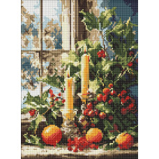 AMO20013 Ideyka Алмазна мозаїка - Чарівність тихих моментів 30х40 см (круглі, на підрамнику, АМО-20013) ©art_selena_ua