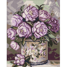 AMO20043 Ideyka Алмазна мозаїка - Свіжі пелюстки 40x50 см (круглі, на підрамнику, AMO20043) ©art_selena_ua