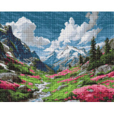 AMO20266 Ideyka Алмазна мозаїка - Гірський затишок 50x40 см (круглі, на підрамнику, AMO20266) ©art_selena_ua AMO20266 Ideyka Алмазна мозаїка - Гірський затишок 50x40 см (круглі, на підрамнику, AMO20266) ©art_selena_ua