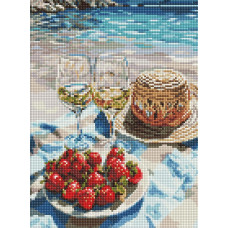 AMO20270 Ideyka Алмазна мозаїка - Смак тиші, 30x40 см (круглі, на підрамнику AMO20270) ©art_selena_ua