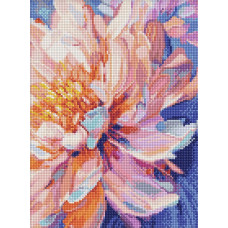 AMO20296 Ideyka Алмазна мозаїка - Пелюсткова симфонія, 30x40 см (круглі, на підрамнику AMO20296) ©art_selena_ua