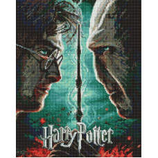 AMO20357 Ideyka Алмазна мозаїка - Harry Potter: Гаррі та Волдеморт, 40x50 см (круглі, на підрамнику AMO20357)