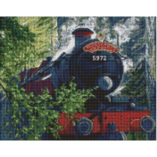 AMO20369 Ideyka Алмазна мозаїка - Harry Potter: Дорога до Гоґвортсу, 50x40 см (круглі, на підрамнику AMO20369)