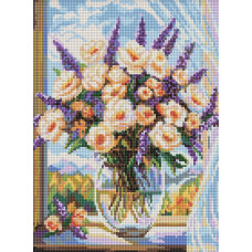AMO20381 Ideyka Алмазна мозаїка - Барви природи, 30x40 см (круглі, на підрамнику AMO20381) ©art_selena_ua