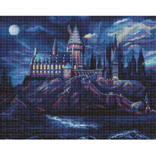 AMO20402 Ideyka Алмазна мозаїка - Harry Potter: Таємничий Гоґвортс, 40x50 см (круглі, на підрамнику AMO20402) ©Warner Bros AMO20402 Ideyka Алмазна мозаїка - Harry Potter: Таємничий Гоґвортс, 40x50 см (круглі, на підрамнику AMO20402) ©Warner Bros