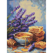AMO20412 Ideyka Алмазна мозаїка - Лаванда та мед, 30x40 см (круглі, на підрамнику AMO20412) ©art_selena_ua AMO20412 Ideyka Алмазна мозаїка - Лаванда та мед, 30x40 см (круглі, на підрамнику AMO20412) ©art_selena_ua