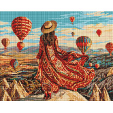 AMO20519 Ideyka Алмазна мозаїка - День серед повітряних куль, 40x50 см (круглі, на підрамнику AMO20519) ©art_selena_ua AMO20519 Ideyka Алмазна мозаїка - День серед повітряних куль, 40x50 см (круглі, на підрамнику AMO20519) ©art_selena_ua