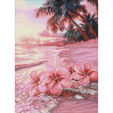 AMO8222 Ideyka Алмазна мозаїка - Рожевий пляж 30х40 см (круглі, на підрамнику, АМО-8222) ©art_selena_ua AMO8222 Ideyka Алмазна мозаїка - Рожевий пляж 30х40 см (круглі, на підрамнику, АМО-8222) ©art_selena_ua