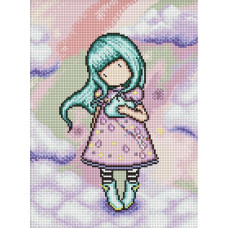 AMO8269 Ideyka Алмазна мозаїка - Gorjuss. Ostara Santoro 30x40 см (круглі, на підрамнику, AMO8269)