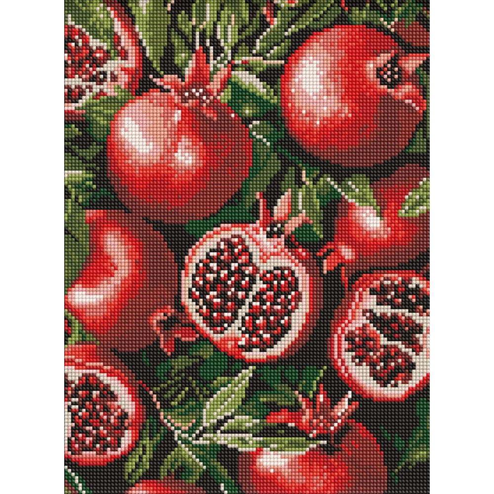 AMO8290 Ideyka Алмазна мозаїка - Гранат у розрізі 30х40 см (круглі, на підрамнику, АМО-8290) ©art_selena_ua AMO8290 Ideyka Алмазна мозаїка - Гранат у розрізі 30х40 см (круглі, на підрамнику, АМО-8290) ©art_selena_ua