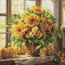 AMO8343 Ideyka Алмазна мозаїка - Там де сонце 40х40 см (круглі, на підрамнику, АМО-8343) ©art_selena_ua AMO8343 Ideyka Алмазна мозаїка - Там де сонце 40х40 см (круглі, на підрамнику, АМО-8343) ©art_selena_ua