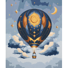 APN-004 Абрис Арт Картина за номерами - Повітряні пригоди, 40x50 см