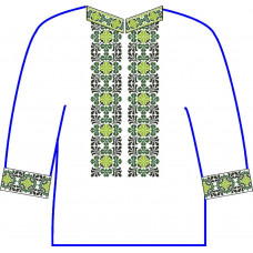 АСД-27Ал Чоловіча сорочка (льон). Rainbow beads. Заготовка для вишивки нитками або бісером