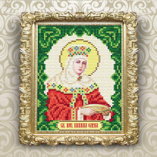 АТ6102 ArtSolo Набір алмазного живопису - Ікона Свята Преподобна Княжна Олена 14x18 см