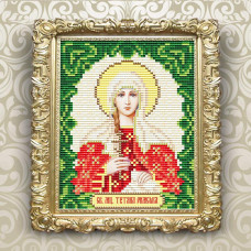 АТ6103 ArtSolo Набір алмазного живопису - Ікона Свята Мучениця Тетяна Римська 14x18 см