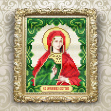 АТ6113 ArtSolo Набір алмазного живопису - Ікона Свята Мучениця Вікторія (Ніка) 14x18 см