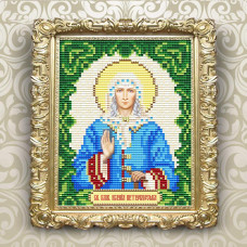 АТ6123 ArtSolo Набір алмазного живопису - Ікона Свята Блаженна Ксенія Петербурзька 14x18 см