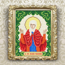 АТ6134 ArtSolo Набір алмазного живопису - Ікона Свята Преподобна Меланія Римляниня 14x18 см