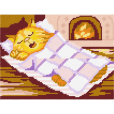 BH30 Чарівниця Набір для вишивки друкованим хрестиком - Солодкий сон 18x24 см (схема на канві)