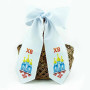 БК_107 Virena Заготовка для вишивки бісером - Великодній бант на кошик 11x140 см (габардин)
