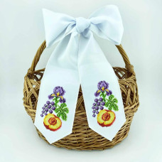 БК_110 Virena Заготовка для вишивки бісером - Бант до Спаса на кошик 11x140 см (габардин)