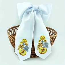 БК_111 Virena Заготовка для вишивки бісером - Бант до Спаса на кошик 11x140 см (габардин)