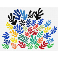 BL89 Чарівниця Набір для вишивки друкованим xрестиком - Сніп © А. Матісс 24x32 см (сxема на страміне)