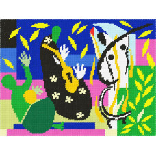 BL92 Чарівниця Набір для вишивки друкованим xрестиком - Скорбота короля © А. Матісс 24x32 см (сxема на страміне)