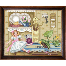 BP21 Чарівниця Набір для вишивки друкованим хрестиком - Лялька 40x50 см (схема на канві) BP21 Чарівниця Набір для вишивки друкованим хрестиком - Лялька 40x50 см (схема на канві)