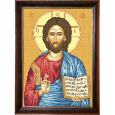 BP22 Чарівниця Набір для вишивки друкованим хрестиком - Ісус Вседержитель 36x50 см (схема на канві) BP22 Чарівниця Набір для вишивки друкованим хрестиком - Ісус Вседержитель 36x50 см (схема на канві)