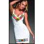 БЖ-037Сд Жіноче плаття (домоткане полотно). Rainbow beads. Заготовка для вишивки нитками або бісером