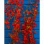 DY424 Червоні квіти, 40х50 см. Strateg. Картина за номерами (Стратег)