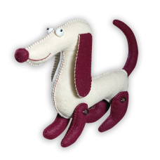 ФН-139 VDV Набір для створення фетрової іграшки - Такса 24x18 см ФН-139 VDV Набір для створення фетрової іграшки - Такса 24x18 см