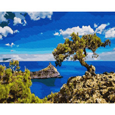GX30162 Узбережжя Кіпру. Brushme. Картина за номерами