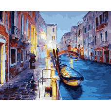 GX34267 Вечірній канал Венеції. Brushme. Картина за номерами