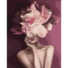 GX39230 Пурпурна квітка. Brushme. Картина за номерами