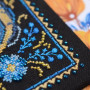 Х-052 Петриківка. Воля. Жовто-блакитна, 11х11 см. Тела Артіс. Набір для вишивки хрестиком на рівномірці