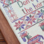 Х-081 Тела Артіс Набір для вишивки рахунковим хрестиком - Don't push the horses 13,5х13,5 см, Belfast 32 ct