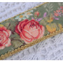 Х-701 Тела Артіс Набір для вишивки рахунковим хрестиком - Плечики Троянди на зеленому 10x39 см, Aida 16