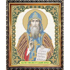 IKUA4146 ArtSolo Заготовка для вишивки бісером - Ікона Св. Рівноапостольний Кирило 20,5x25 см (схема на габардині)